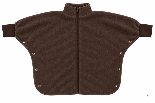 ponczo samochodowe dla dziecka z rękawami